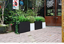 Outdoor wrought iron flower box combination Commercial street square Sales department flower trough Restaurant Green fence Villa courtyard flower bed