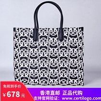 PINKO swallow bag 2021 new portable large capacity shopping bag bird print tote womens bag