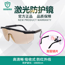 10 6um laser protection protection glasses double layer CO2 cut engraving and marking welding machine goggle 10600nm