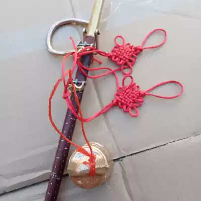 Wooden scale, old-fashioned pole, 32 pounds, said to move new home supplies, satisfactory 70cm long