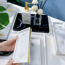 Hotel hand sanitizer tray Bathroom towel tray set Bathroom kit Bathroom toiletries Model room ornaments