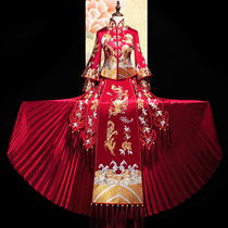 (Clearance)Xiuhe clothing 2020 new bridal toast dress wedding wedding Chinese dress show and Chinese style