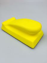 70mm * 125mm square hand grinding board back velvet dry grinding car paint polishing hand push plate