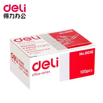 Del 0018 silver metal paper clip clip financial service supplies office use a box price