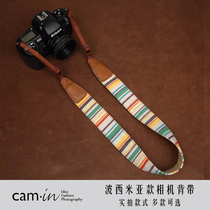 cam-in cotton fabric Bohemian with camera braces single counter microsingle decompression Foxnicom photo shoulder strap
