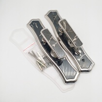 Manufacturer stainless steel burglar-proof lock handle security door stainless steel handle to the door handle
