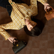 EMO2021 new light and luxurious printed Boston bag advanced feel portable pillow bag Single shoulder inclined cross-pack female summer