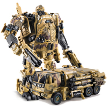 Desert color black apple Detective M02 deformation toy Detective alloy version autobot desert pioneer