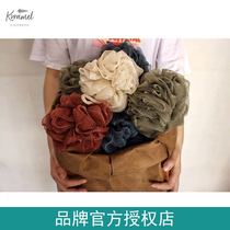 Hot sale American Krramel monochrome bath ball Bath flower cute girl Bubble Ball soft not easy to disperse bath ball