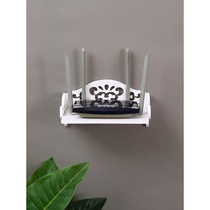 New wireless router shelf non-hole wall hanging room set-top box shelf hanging wall WiFi