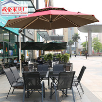 Outdoor beach umbrella Courtyard Sun Umbrella Outdoor Villa Garden Rome Umbrella booth Stall Large Commercial Security Umbrella