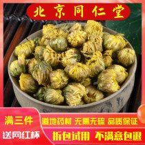 Tongrentang raw material chrysanthemum 250g chrysanthemum tea authentic Tongxiang Tai chrysanthemum King Hangbai chrysanthemum