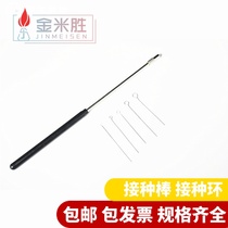 All-copper inoculation rod Microbial inoculation ring Copper rod Send inoculation wire Copper metal inoculation tool