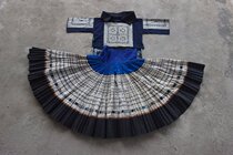 Hominin loft seeking to know the soundtrack Miao clothes a set of cotton cloth handmade batik b-9073