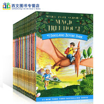 (New version to send poster) Magic Tree House 1-7-21-28 full set of The Magic Tree House English original childrens chapter Bridge Book step reading Langdon book