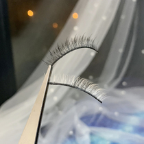 (Full 58)BJD real wind eyelashes Huarong available very thin super soft white Black