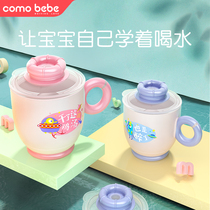 comobbe childrens chic water cup healthy food grade PP material light and resistant baby drink water cup