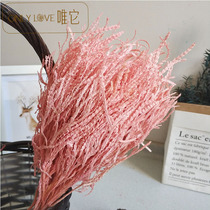 Dragon beard grass eternal flower dried flower bouquet Living room home decoration ornaments Air-dried bouquet real flower Eternal flower material