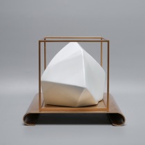 Modern New Chinese Creative Ceramic Iron Art Xuan Guan Swing Piece Home Living Room Prototype room Wine Cabinet Soft Adornment