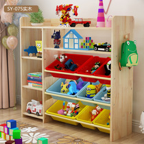 Childrens toy rack kindergarten storage storage shelves Shelves Domestic Large Capacity Practical Cartoon Plotbook Shelf Bookshelves