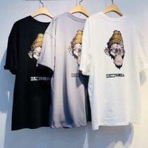 South Korea East gate mens clothing APM2019 Summer new students Short sleeves T-shirt trendy men and women lovers of the same paragraph