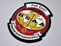 Resident Evil 5 game peripheral BSAA badge velcro PVC badge armband backpack stickers with chapter stickers