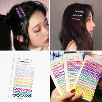 Korean color one-word clip candy clip headgear hair card bangs BBB clip adult hairclip top clip hair card