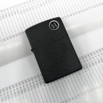 ZIPPO kerosene lighter original classic 236 black crack black matte custom lettering lettering