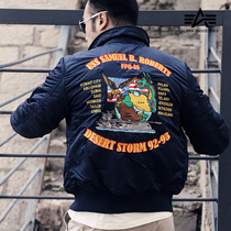 American Alpha Alpha Industries 45p Pilot Cruise Jacket Autumn Winter Warm Cotton Clothing Short mens jacket