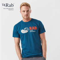 RAB Rui Po Stance Vintage mens T-shirt outdoor comfortable breathable short sleeve 150g QCB-13
