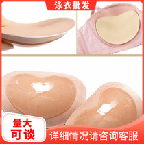 Do not fall off silicone invisible bra Wedding underwear bikini hot-selling thickened swimming hot spring with boxed