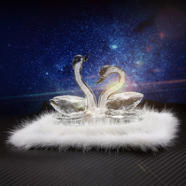 Car decoration Car decoration supplies Crystal swan high-end female perfume seat creative diamond-encrusted car interior decoration