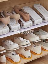 Shoe box storage box transparent shoe storage shoe rack space-saving folding shoe support shoe cabinet layered partition shoe artifact