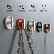 Net red hook without punching strong adhesive adhesive hook bearing door behind wall bathroom hook kitchen gadget