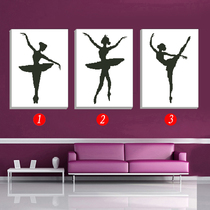 Ballet girl 2021 New Line embroidery beginner small bedroom bedside girl handmade self embroidered small pieces simple