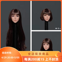 1 6 female soldier beauty girls sunny head sculptures suitable for matching coated rubber female vegan body pick up