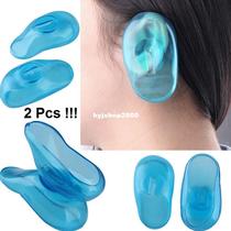 BellyLady 1 Pair Clear Silicone Ear Cover Hair Dye Salon Shi