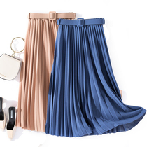 ladies Plus Size Long Skirt Skirts For Women Pleated Party