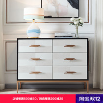 Modern simple and extravagant three-chest chest chest six drawers living room bedroom storage porch Hall Cabinet