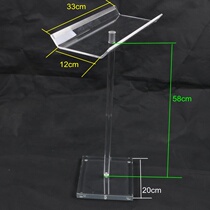 Wig Bracket Acrylic Material Distribution Shelf Exhibit Shelf Portable Chemical Fiber Man Universal Transparent Hair Tool