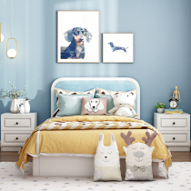 Adolescents 1 2 m children Boys single pouch high box bed 1 5 meters child chu wu chuang student bed