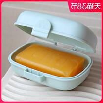 Soap box with lid cute portable travel waterproof bathroom soap tray toilet soap rack lock large