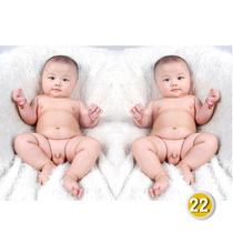 Doll pictures Cute baby poster wall stickers for pregnant women Wedding room Bedroom prenatal education Cute baby big picture Little boy hanging painting