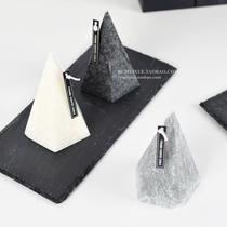 INS Nordic cone pentagonal ice flower scented candle simple home decoration decoration Zumalong blue wind chimes