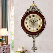 Polaroid European Wall Clock Living Room Watch American Creative Art Wall Pendulum Metal Silent Personalized Decorative Clock