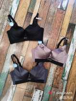 Zhendaisy 9911 glossy silk color matching stitching without steel ring bra A B cup sexy gathering sub milk underwear