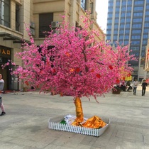 Exhibition Garden 2021 New Year Decorations Pray For Blessing Wedding Celebration With Tree Bar Hotel Hall Wish Tree Peach Blossom Tree KT