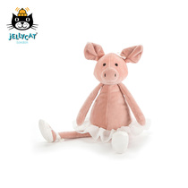 British jELLYCAT ballet piggy super soft long leg pig pig girl baby plush comfort toy