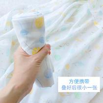 Ultra-thin cotton layer summer baby gauze cover blanket gauze light to go out to sleep cover belly windshield 826