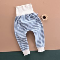 Baby butt pants loose autumn pants baby big pp pants baby belly pants cotton spring and summer waist pants outside wear